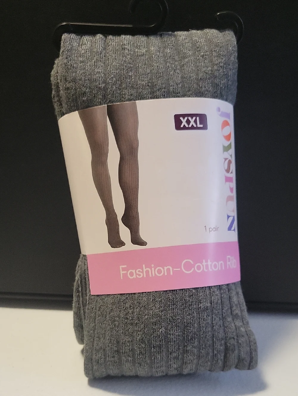 Women's Ribbed Cotton-Blend Tights